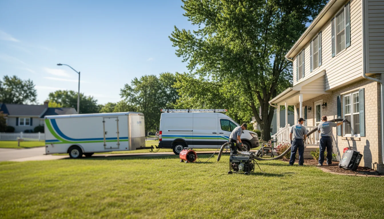Flooded Basement Restoration And Cleanup With Repair in Pillsbury, ND near me